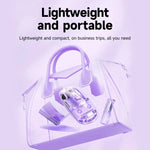 IMICE T400 4 Keys 1600DPI Dual-Mode Mouse Transparent Bluetooth Charging Wireless Silent Mice