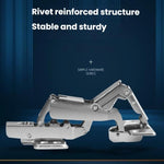 Cabinet Door Hinges Hydraulic Damp Buffer Furniture Hinges, 165-degree Full-Cover Straight Arm, 165-degree Half-Cover Medium Bend, 165-degree No-Cover Large Bend, 90-degree Flat-Mount 180-degree, Positive 45-degree, Positive 30-degee Hydraulic         ...