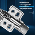 Cabinet Door Hinges Hydraulic Damp Buffer Furniture Hinges, 165-degree Full-Cover Straight Arm, 165-degree Half-Cover Medium Bend, 165-degree No-Cover Large Bend, 90-degree Flat-Mount 180-degree, Positive 45-degree, Positive 30-degee Hydraulic         ...