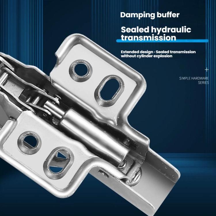 Cabinet Door Hinges Hydraulic Damp Buffer Furniture Hinges, 165-degree Full-Cover Straight Arm, 165-degree Half-Cover Medium Bend, 165-degree No-Cover Large Bend, 90-degree Flat-Mount 180-degree, Positive 45-degree, Positive 30-degee Hydraulic         ...
