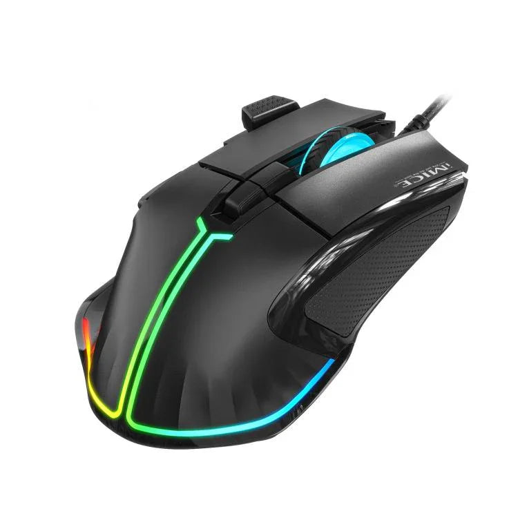 IMICE T50 8 Keys 12800DPI Wired Gaming Mouse With Adjustable DPI And RGB Lighting