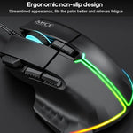 IMICE T50 8 Keys 12800DPI Wired Gaming Mouse With Adjustable DPI And RGB Lighting