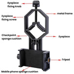 Astronomical Telescope Assisted Photo Clip Accessories Mobile Phone Clip Holder