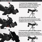 Astronomical Telescope Assisted Photo Clip Accessories Mobile Phone Clip Holder