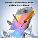 For Nintendo Switch 2 Console Crystal Storage Case Organizer Anti-Scratch Travel Box With 14 Game Card Slots, Host case Clear White, Host case Clear Black