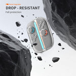 For Nintendo Switch 2 Joy-Con Controllers Crystal Clear Hard Case with 6 Game Card Storage Slots