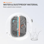 For Nintendo Switch 2 Joy-Con Controllers Crystal Clear Hard Case with 6 Game Card Storage Slots