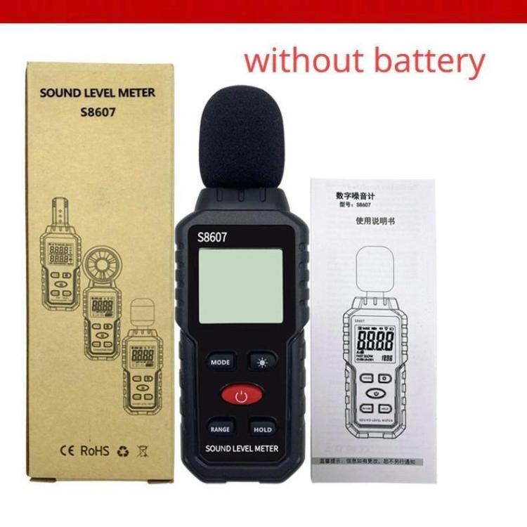 جهاز قياس الديسيبل عالي الدقة صغير للكشف عن الضوضاء البيئية، S8607