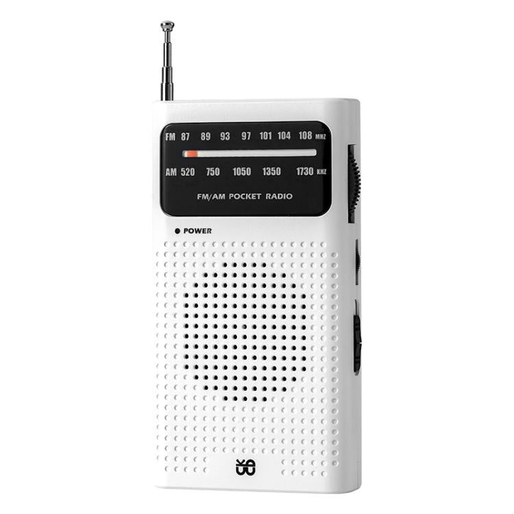 مشغل راديو محمول جيب بمؤشر لقنوات FM/AM كاملة النطاق