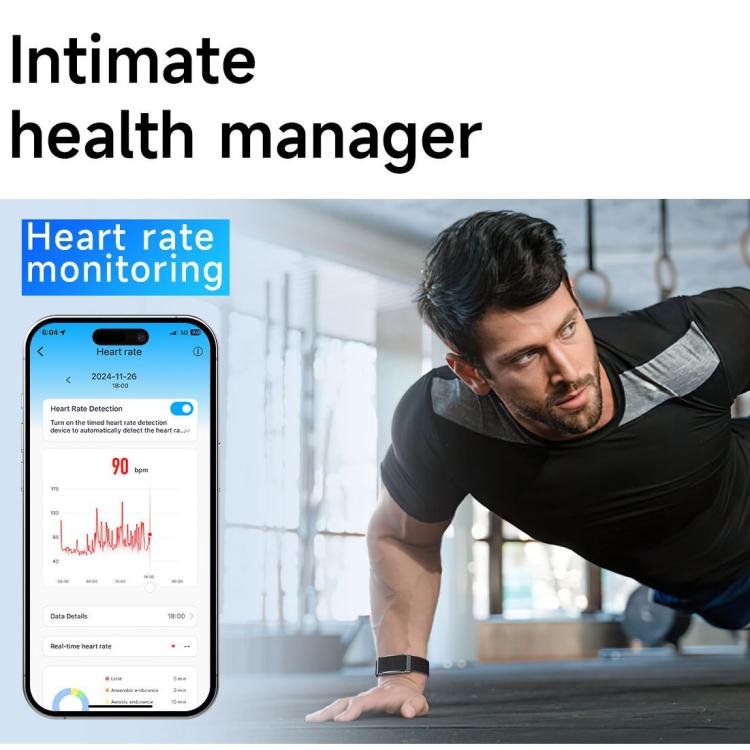 Dual PD Real-Time Heart Rate Blood Oxygen Real-Time Sleep Exercise Health Bracelet