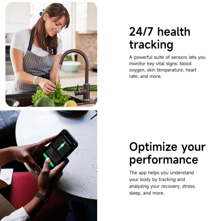 Dual PD Real-Time Heart Rate Blood Oxygen Real-Time Sleep Exercise Health Bracelet