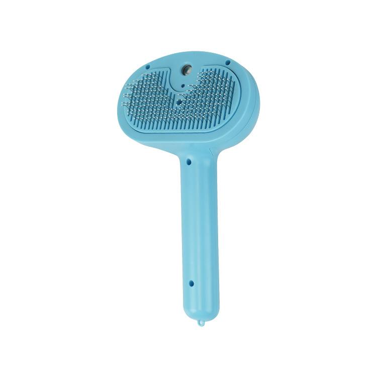 Pet Blue Light Antibacterial Spray Massage Knot Comb