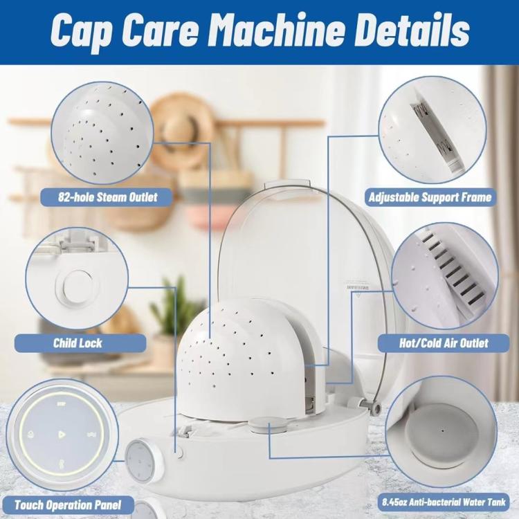 Multifunctional Hat Wig Care Cleaning Disinfection Steam Ironing Machine, EU Plug, US Plug, UK Plug