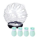 Cat Space Hood Anti-Bite Mouth Cover + Second-Generation Foot Cover, Small Light Green, Small Pink, Small Light Blue, Large Light Green, Large Pink, Large Light Blue