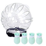 Cat Space Hood Anti-Bite Mouth Cover + Second-Generation Foot Cover, Small Light Green, Small Pink, Small Light Blue, Large Light Green, Large Pink, Large Light Blue