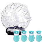 Cat Space Hood Anti-Bite Mouth Cover + Second-Generation Foot Cover, Small Light Green, Small Pink, Small Light Blue, Large Light Green, Large Pink, Large Light Blue
