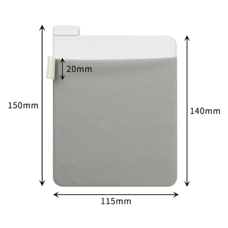 Wireless Mouse Bag Back Patch Card Bag For Mouse Storage