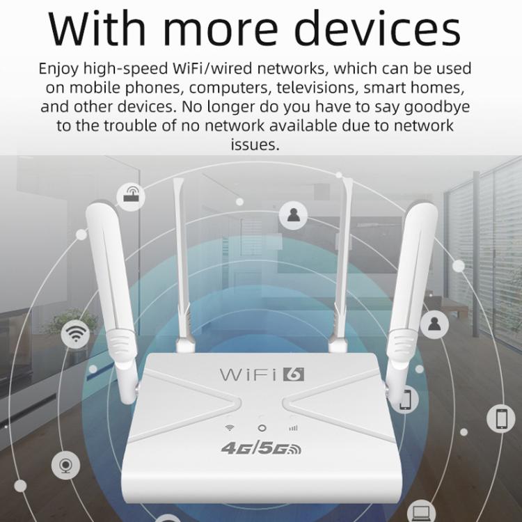 4G WiFi Router Portable Plug Card Wireless Hotspot, EU Plug, CPF907