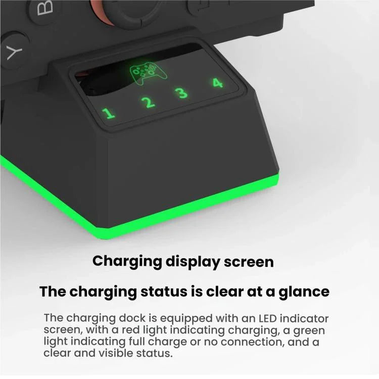 For Nintendo Switch 2/Switch 2 Pro PGTECH 9 In 1 Universal Left Right Controller Charging Dock