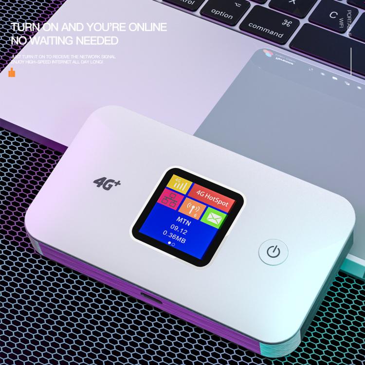 MF801 4G CAT7 Dual Band Portable WIFI LTE 300M Wireless Plug-in Router Color Screen Mobile Hotspot, MF801