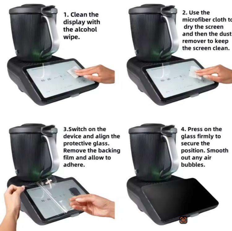 For Thermomix TM7 Tempered Glass Screen Protector Chef Machine Accessories, TM7