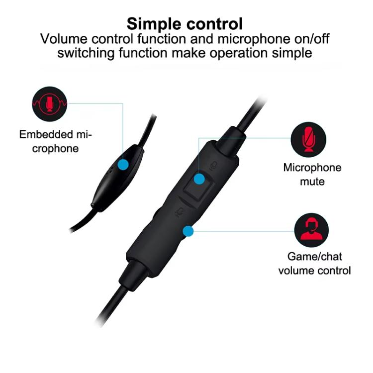 PGTECH Wired Over-Ear Gaming Headset with Microphone for Nintendo Switch 2/Switch/PS5/Xbox/PC Multi-Platform Compatible, GP-379