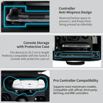 For Nintendo Switch 2 JYS All-in-One Storage Carrying Case Organizer with Shoulder Strap Fits Dock/Console/Pro Controller/Camera/Grip/Charger, JYS-NS2323