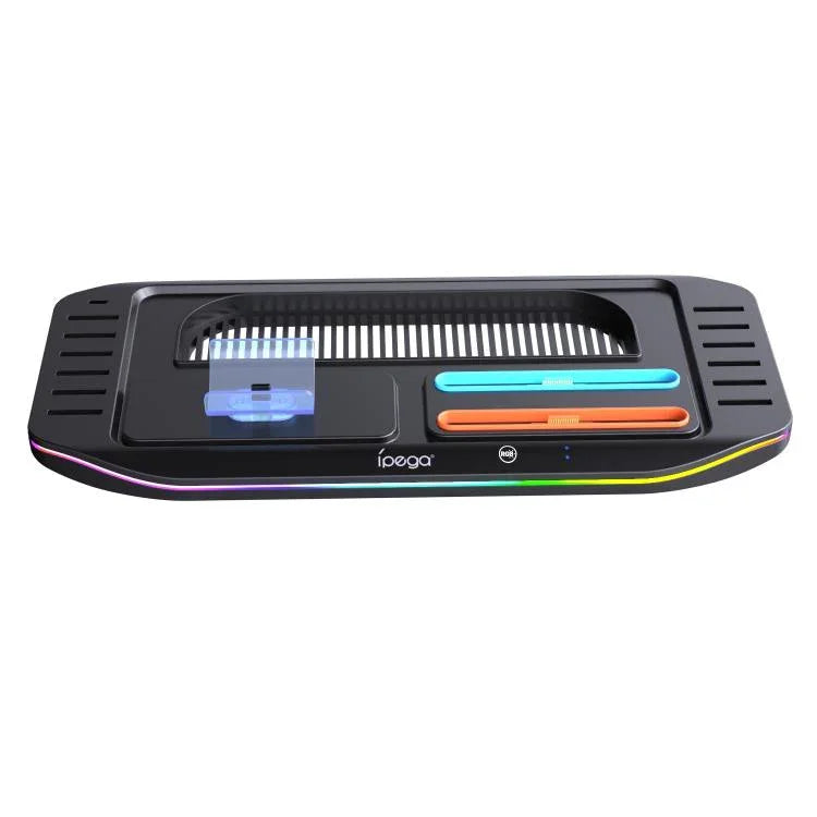 ipega Charging Dock for Nintendo Switch 2 Joy-Con & Pro Controller with RGB Lighting Game Card Holder, PG-SW2048