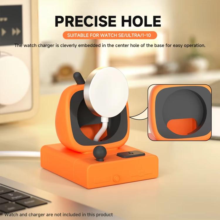 For Apple Watch Desktop Stand Silicone Base, Without Charger