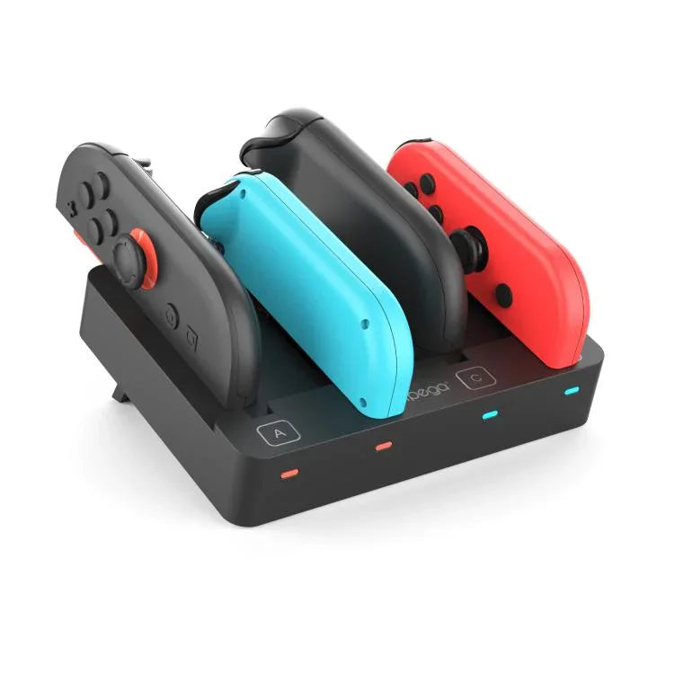 ipega 4-in-1 Charging Dock for Nintendo Switch 2/Switch Joy-Con Controller Charger Station, PG-SW2081