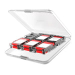 ipega Crystal Game Card Case For Nintendo Switch 2/Switch with 12 Game Card Slots Secure Locking Design, PG-SW2107