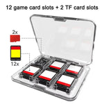 ipega Crystal Game Card Case For Nintendo Switch 2/Switch with 12 Game Card Slots Secure Locking Design, PG-SW2107