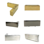 5.5cm Sofa Legs Stainless Steel Heightened Nightstand Support Legs, 7-Shaped Leg (Brushed Gold), 1-Shaped Leg (Brushed Gold), 7-Shaped Leg (Black Titanium), 1-Shaped Leg (Black Titanium), 7-Shaped Leg (Brushed Silver), 1-Shaped Leg (Brushed Silver)