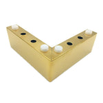 5.5cm Sofa Legs Stainless Steel Heightened Nightstand Support Legs, 7-Shaped Leg (Brushed Gold), 1-Shaped Leg (Brushed Gold), 7-Shaped Leg (Black Titanium), 1-Shaped Leg (Black Titanium), 7-Shaped Leg (Brushed Silver), 1-Shaped Leg (Brushed Silver)