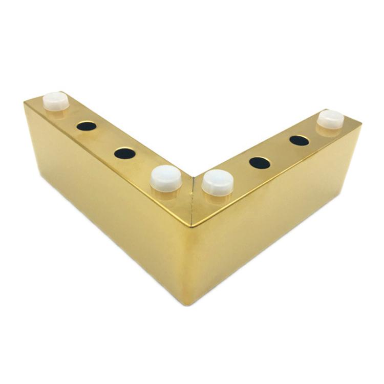 5.5cm Sofa Legs Stainless Steel Heightened Nightstand Support Legs, 7-Shaped Leg (Brushed Gold), 1-Shaped Leg (Brushed Gold), 7-Shaped Leg (Black Titanium), 1-Shaped Leg (Black Titanium), 7-Shaped Leg (Brushed Silver), 1-Shaped Leg (Brushed Silver)