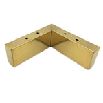 5.5cm Sofa Legs Stainless Steel Heightened Nightstand Support Legs, 7-Shaped Leg (Brushed Gold), 1-Shaped Leg (Brushed Gold), 7-Shaped Leg (Black Titanium), 1-Shaped Leg (Black Titanium), 7-Shaped Leg (Brushed Silver), 1-Shaped Leg (Brushed Silver)