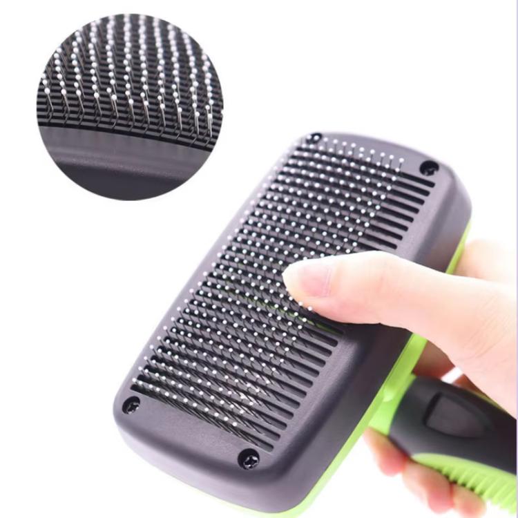 Pet Deshedding Brush for Cats & Dogs 1-Click Release Hair Remover Tool Grooming Brush, Small, Large