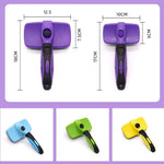 Pet Deshedding Brush for Cats & Dogs 1-Click Release Hair Remover Tool Grooming Brush, Small, Large