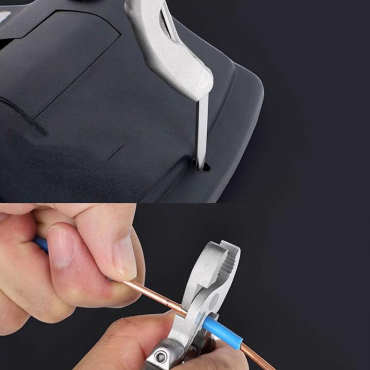 Stainless Steel Multi-Purpose Clamp Screwdriver Portable EDC Tool Bottle Opener, 9 In 1