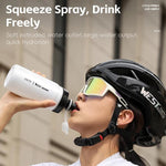 WEST BIKING 720ml Bike Water Bottle for Cycling Leak-Proof Squeeze Design Portable Sports Hydration Bottle, 720ml Yellow, 720ml White, 720ml White Wide, 720ml Yellow Wide