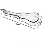 40-41 Inch Electric Guitar Dust Cover Transparent TPU Gig Bag With Dual Zippers Protective Storage Case, 40-41 Inch