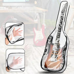 39 Inch Electric Guitar Dust Cover TPU Gig Bag with Dual Zippers Protective Storage Case, 39 Inch