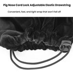 Universal Headphone Storage Case Dustproof Drawstring Bag With Ultra-Soft Short Plush, Drawstring Bag