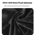 Universal Headphone Storage Case Dustproof Drawstring Bag With Ultra-Soft Short Plush, Drawstring Bag