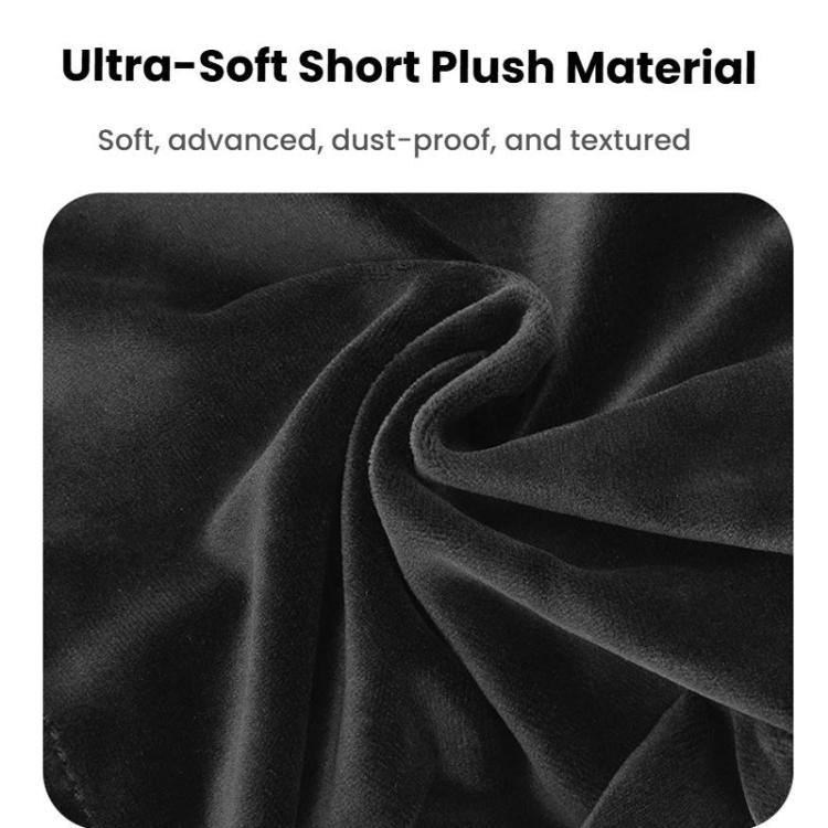 Universal Headphone Storage Case Dustproof Drawstring Bag With Ultra-Soft Short Plush, Drawstring Bag