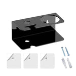 Bathroom Wall Acrylic Razor Storage Stand, 1pc, 2pcs