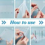120-Hole Acrylic Paint Brush Holder And Pencil Storage, YX177