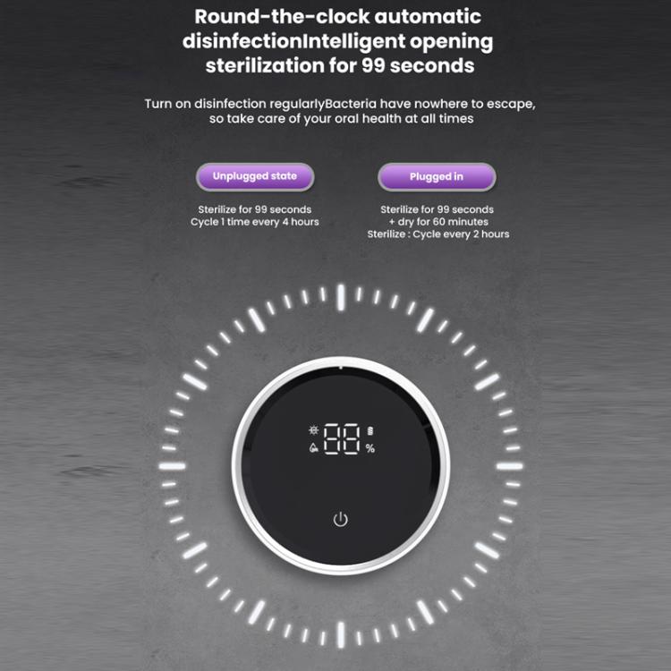 Toothbrush Disinfection Box Punch-Free Razor Rack