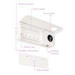 Automatic Flip-Top Drying Toothbrush UV Sterilizer Storage Rack