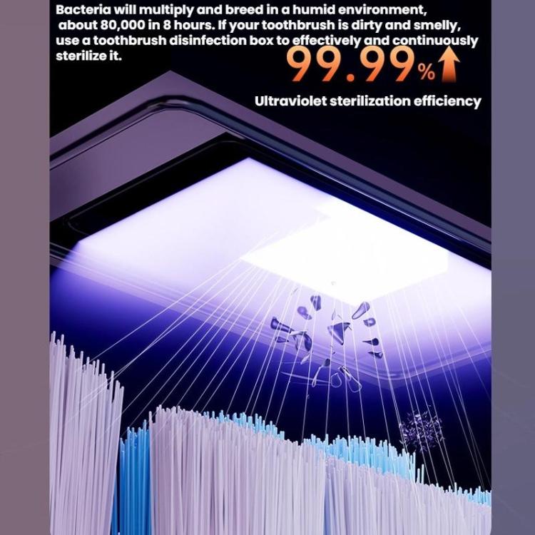 Smart Rechargeable Toothbrush UV Sterilizer and Storage Rack